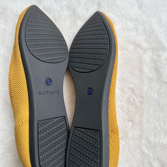 ROTHYS THE POINT WOMEN'S MARIGOLD FLATS SHOES SIZE 8- EUC - Picture 7 of 8